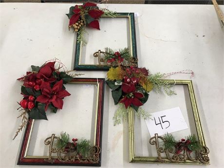 Decorated Christmas Frames
