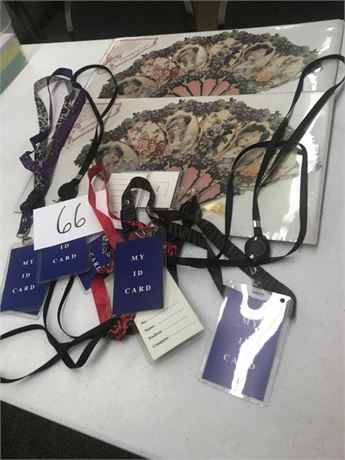 Victorian Fans & ID Lanyards