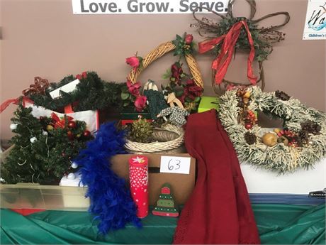 Christmas Decor-Content of Table