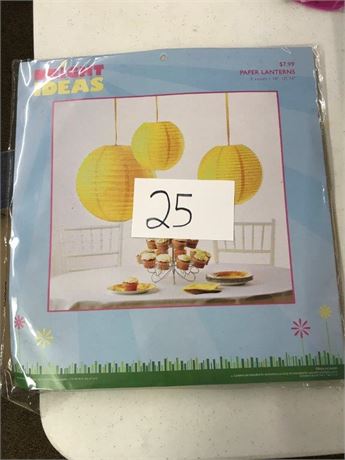 Paper Lanterns 10",12",16"