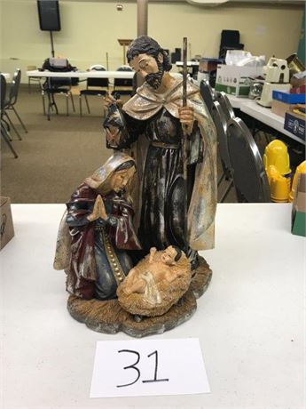 Mary, Joseph & Baby Jesus Statue