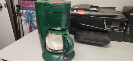Gevalia Coffee Maker & Coffee Filters  NOT TESTED