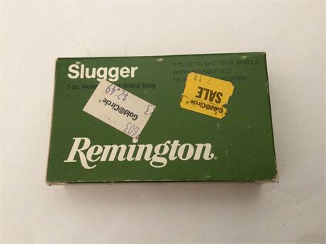 Remington 12 gauge slugs 5 rounds