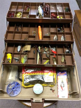 Fishing Tackle Box with contents