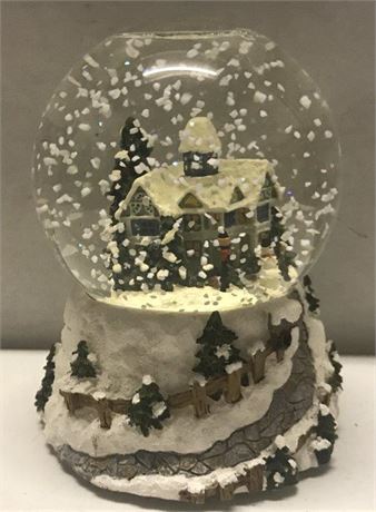 Thomas Kinkade Snowglobe Musical
