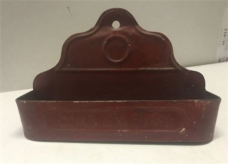 Vintage Comb & Brush Tin