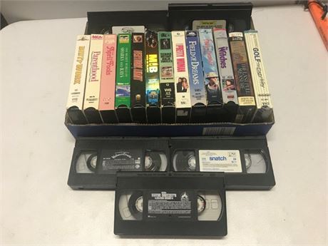 Flat of VHS's