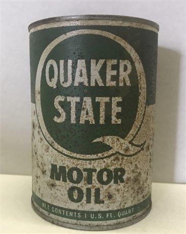 Quaker State Motor Oil Can