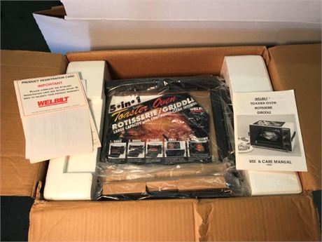(N.O.S) Welbilt Toaster Oven Rotisserie Griddle