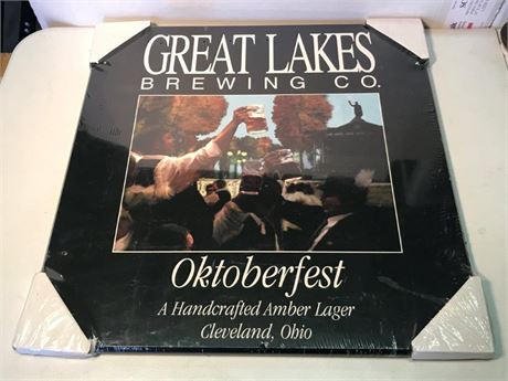 Great Lakes Brewing Co. Oktoberfest Wooden Sign