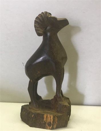 Wooden Carved Ram