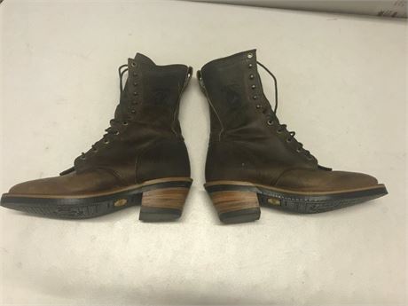 Chippewa 10"Bay Crazy Horse Packer Size 8 1/2 D Boots