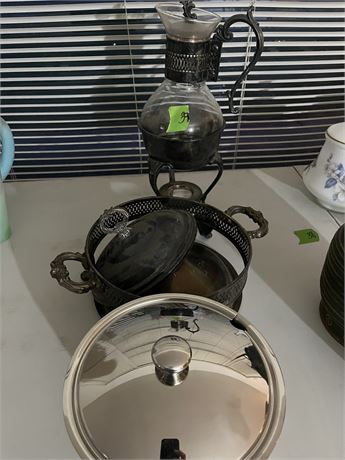 F.B. Rogers Silver Company Carafe