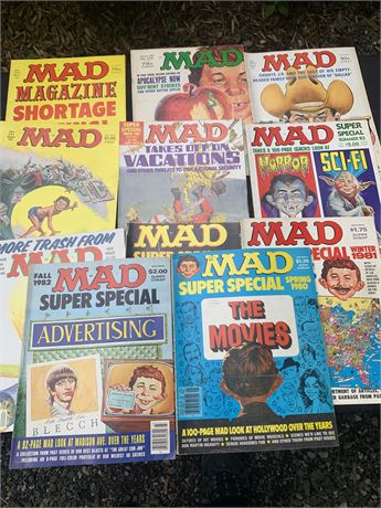 Vintage Mad Super Special Magazine Lot From The 1980s Current Events Politics