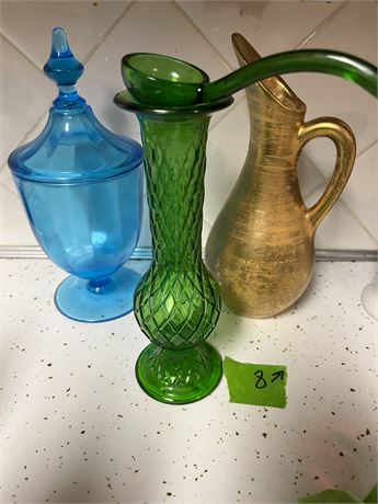 Stangl Granada Gold Vase, Glassware