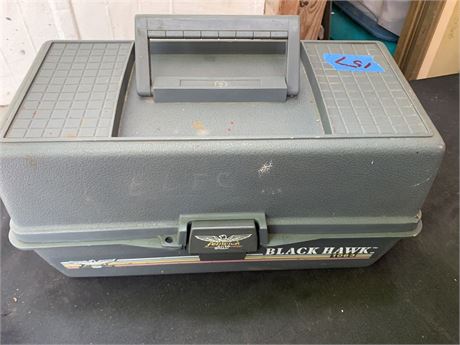 Vintage Fenwick Blackhawk 1063 Plastic Fishing Tackle Box