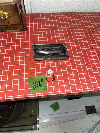 Goodyear Belt Buckle and ring