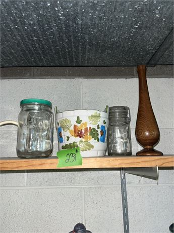 Decor, Wood Vase