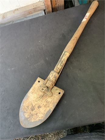 Vintage Military Trenching Shovel Tool