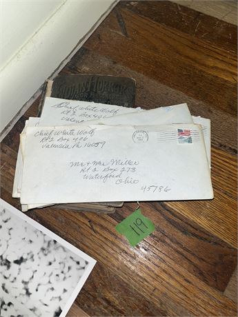 Letters, Indian Horrors Book, Photo