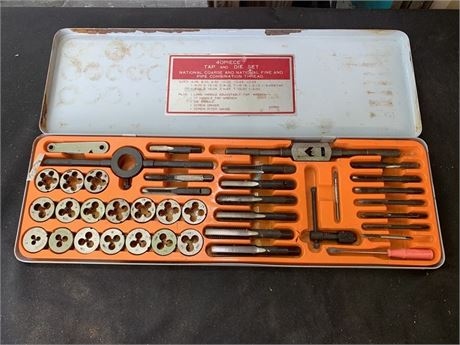 40 Piece Tap and Die Set National Coarse And National Fine Set