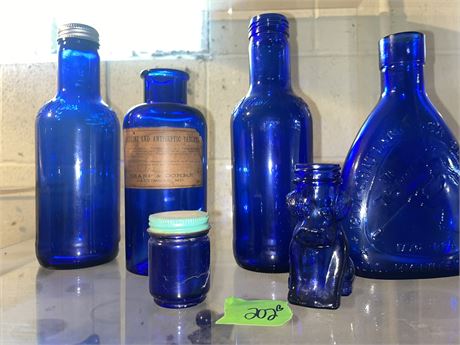 Collectible Blue Bottles