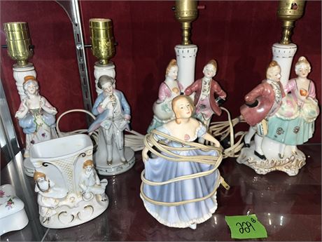 Vintage Porcelain Lamps