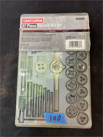 Craftsman 37 Piece Tap-Die Tool Set