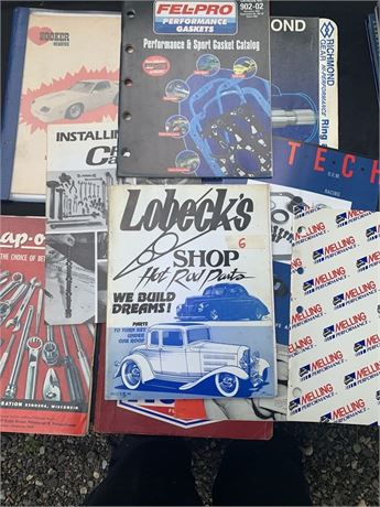 Automotive Performance Parts Book Lot of 9 Hand Tools Lobeck's Snap-On