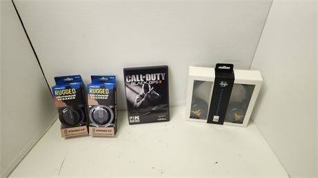 Headphones & Wireless Speakers & video Game