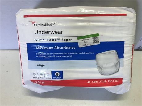 Sure Care Super Underwear
