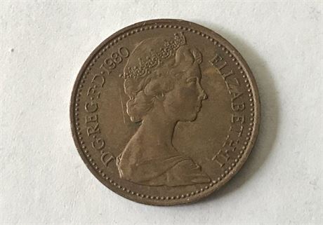 1980 Great Britain 1 New Penny