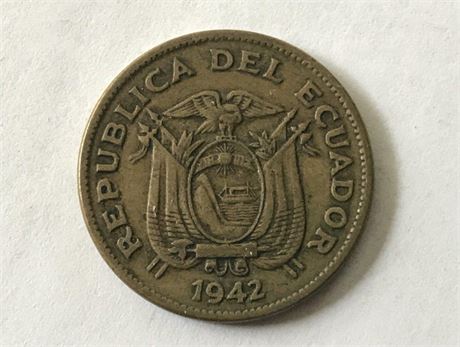 1942 Ecuador 20 Centavos