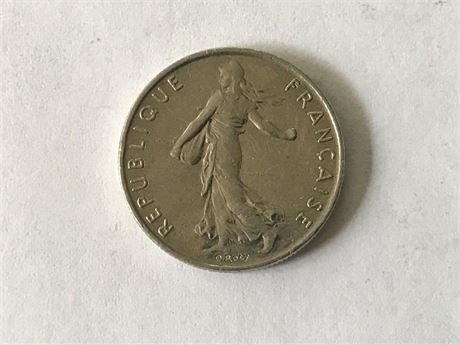 1976 France 1/2 Franc