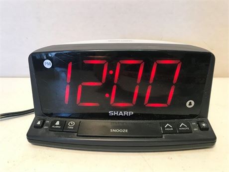 Sharp Alarm Clock Radio