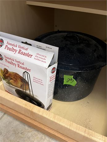 Stock Pot and Poultry Roaster
