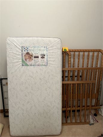 Baby Crib and Mattress