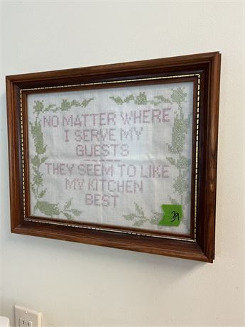 Cross Stitch Wall Art