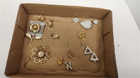 Lot Of Brooches
