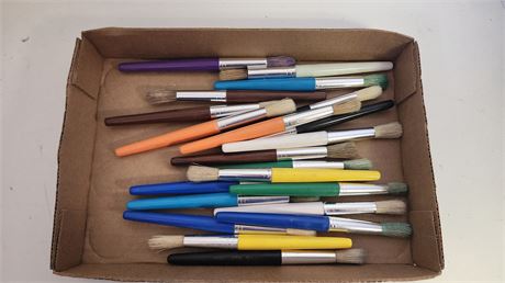 Lot Of Paint Brushes