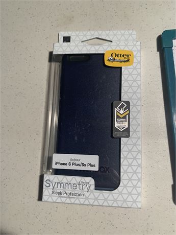 Black Otterbox Phone Case iPhone 6 Or 6s Plus Series Symmetry Sleek Protection