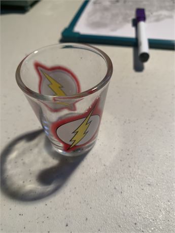 The Flash Superhero Collectible Shot Glass Justice League DC Comics