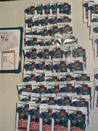 Topps Baseball Card Packs 2023 Series 1 57 Packs 5 Cards Per Pack