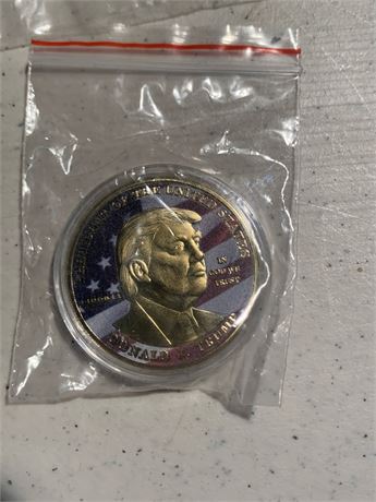 Donald J Trump Political Presidential Collectible Money Coins Presidential Seal