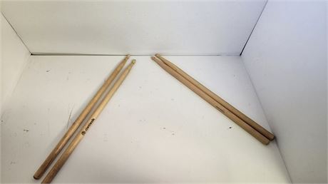 2 Sets Of Rock Band Drum Sticks