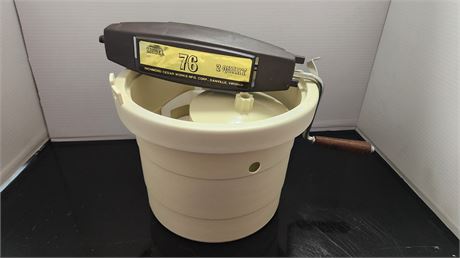Hand Operated Ice Cream Maker In Original Box