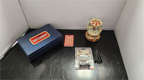 Vintage Darth Vader Action Figure, Snow Globe & Miscellaneous Items