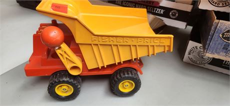 Fisher Price Vintage Plastic Dump Truck