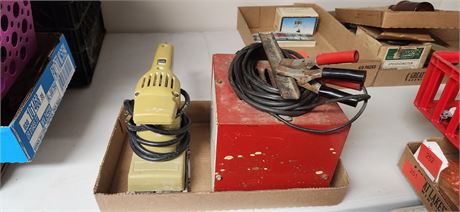 Battery Charger and Sander