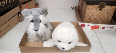 2 Vintage Stuffed Animals